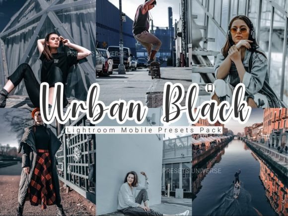 Download 5 Urban Black Lightroom Mobile Presets - Premium Bundle